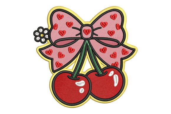 Cherry Bow Embroidery Design Review