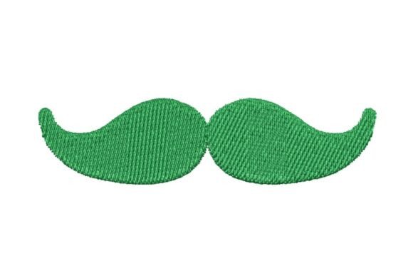 Classic Green Moustache Embroidery Design Review
