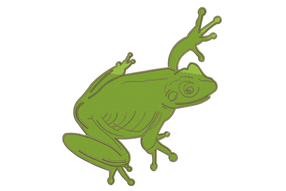 Cute Frog Embroidery Design Review for Gifts