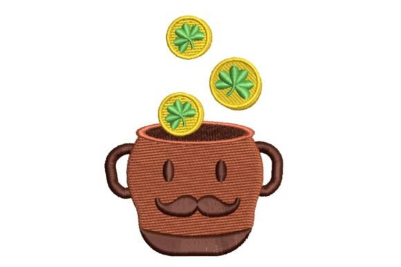 Leprechaun Mug Embroidery Design Review